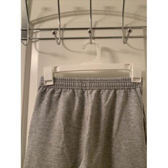 Hanes Boys Jogger Pants Elastic Waist Pockets Size L 10-12 Gray - Picture 11 of 12
